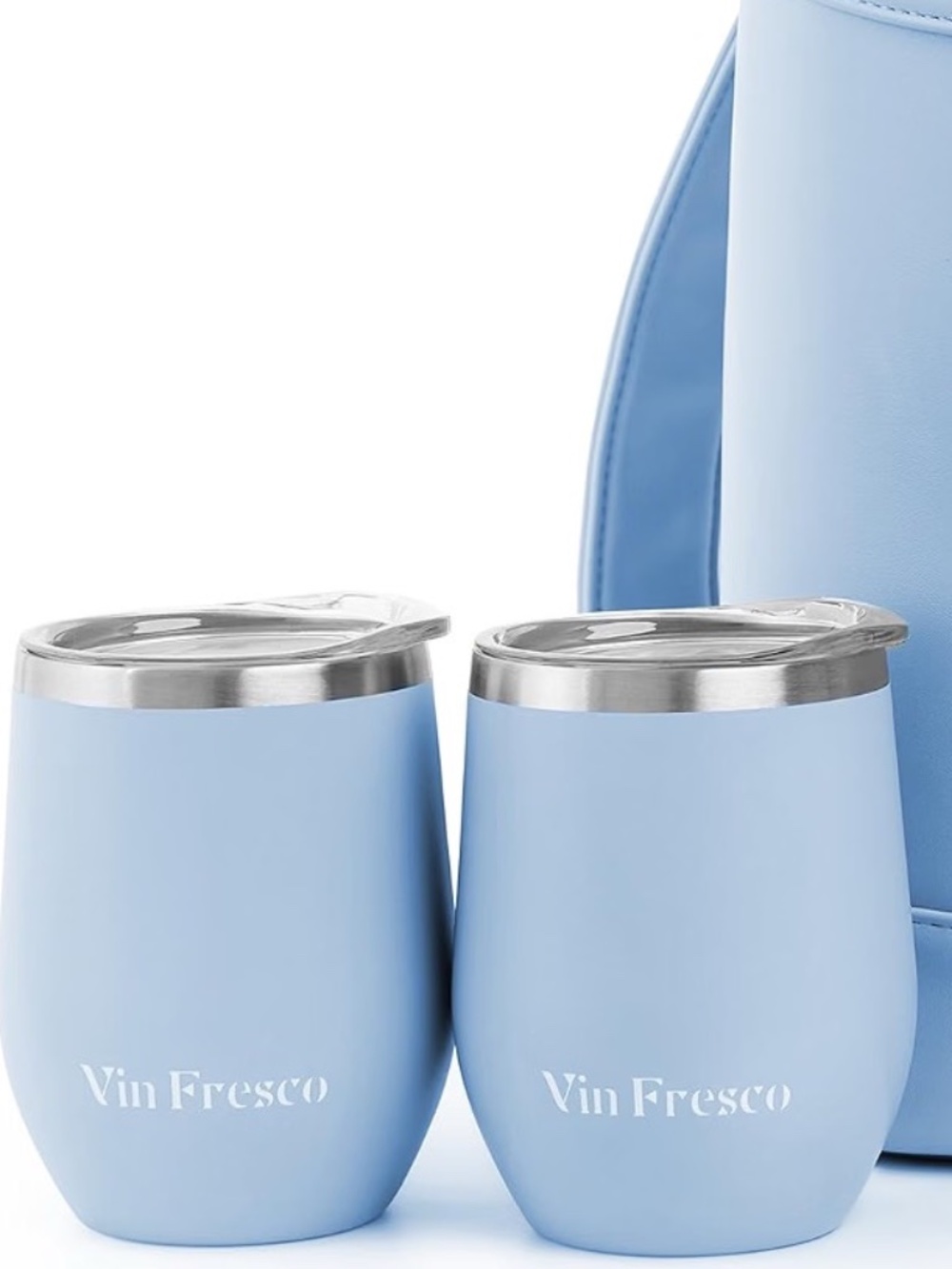 Vin Fresco insulated stainless steel tumbler set